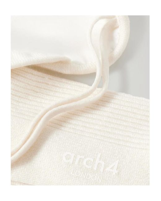 arch4 White Eye Mask And Sock Set