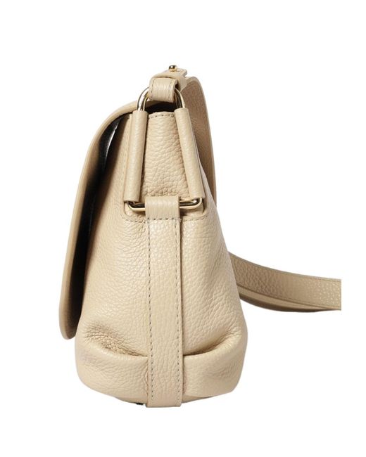 Coccinelle Natural Logo Printed Shoulder Bag