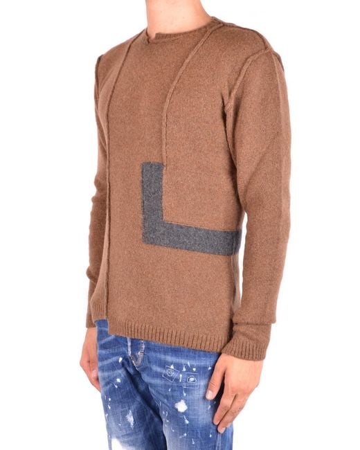 Isabel Benenato Blue Sweater for men