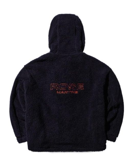 Martine Rose Blue Fleece Jacket for men