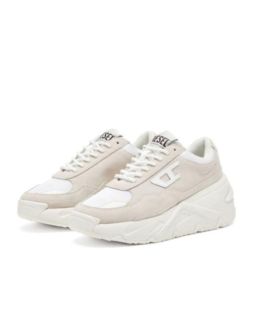 DIESEL White S-Savannah Sneakers
