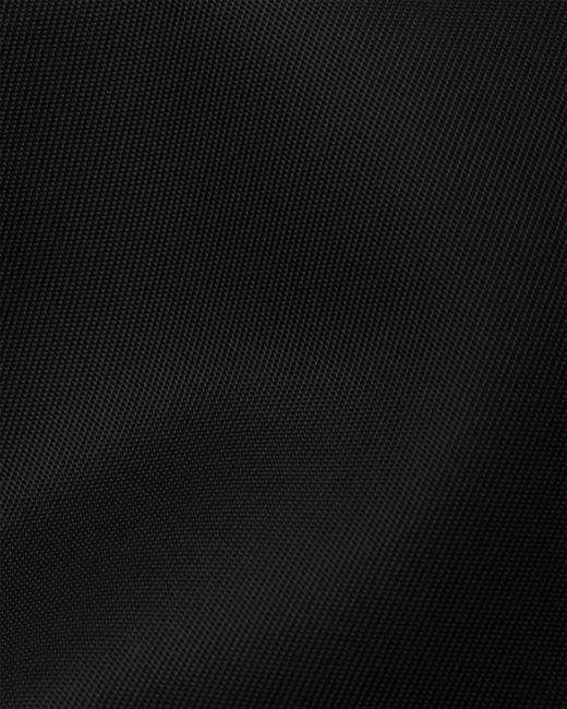 Prada Black Triangle-Logo Zipped Backpack for men