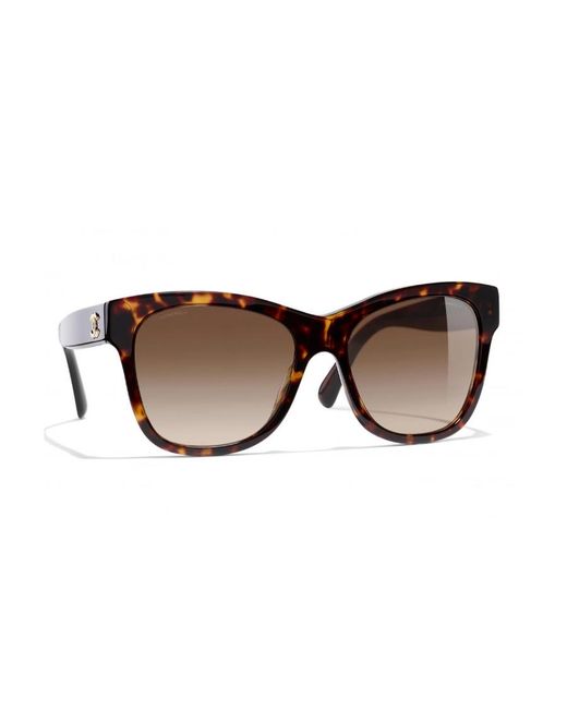 Chanel Multicolor Logo Sunglasses