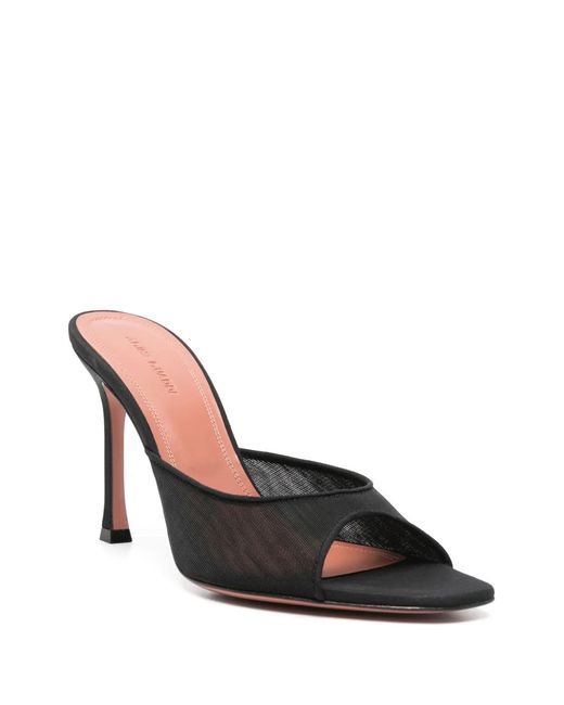 AMINA MUADDI Black Alexa Heeled Mules