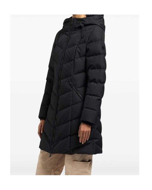 Moose Knuckles Black Cloud Logo Plaque Parka
