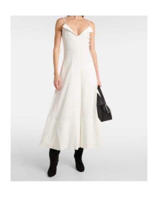 Proenza Schouler White Spaghetti Strap Midi Dress