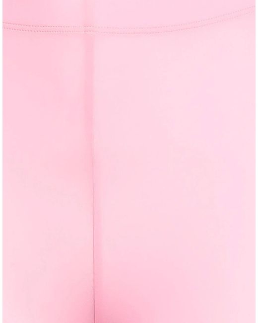 Isabel Marant Pink Solid-Colored Stretch Leggings