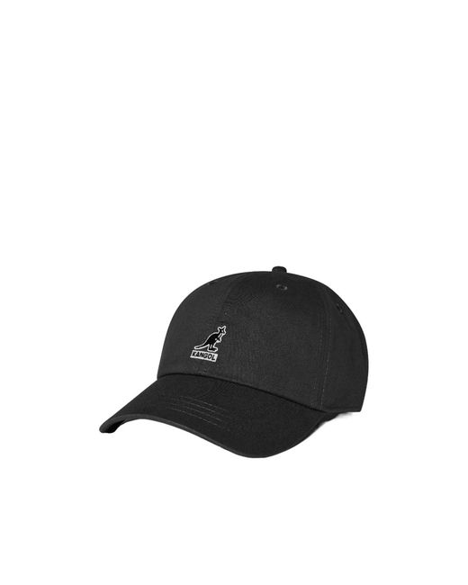 Kangol Black Kangaroo Patchwork Baseball Cap