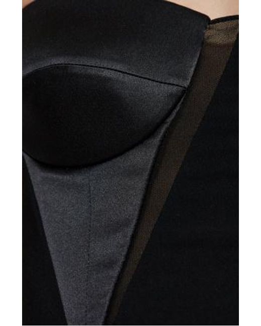 Versace Black Off Shoulder Corset