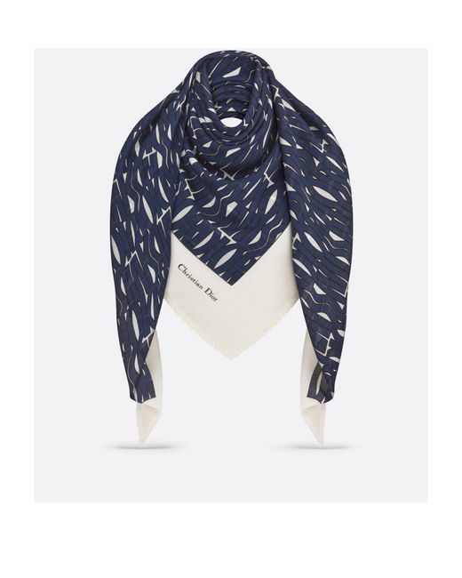 Dior Blue Miss Allover Shawl