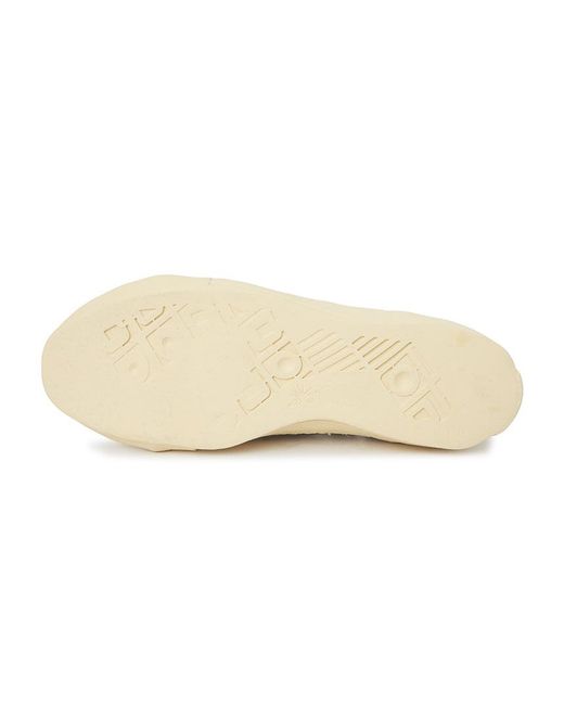 Maison Mihara Yasuhiro Natural Lace-Up Low-Top Sneakers for men