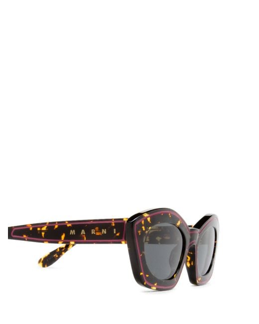Marni Multicolor Logo Sunglasses