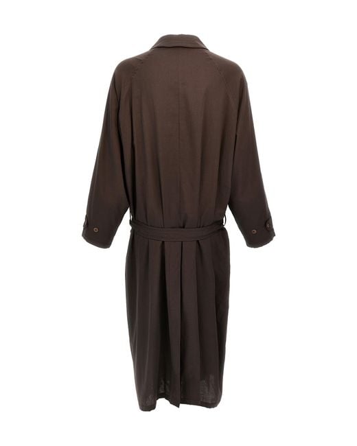 Magliano Brown La Sapienza Classic Coat for men