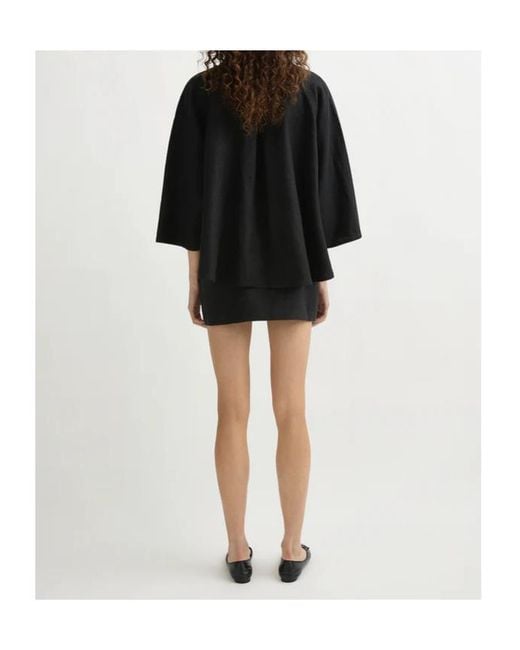 Posse Black Olivia Buttoned Top