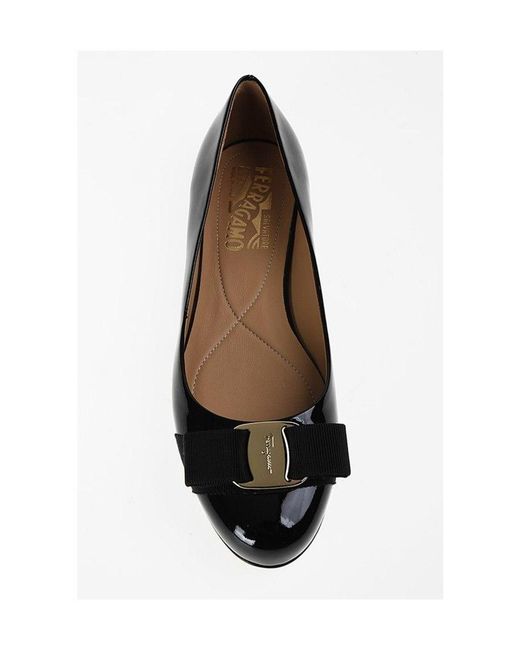 Ferragamo Black Ferragamo Varina Slip-On Flat Shoes