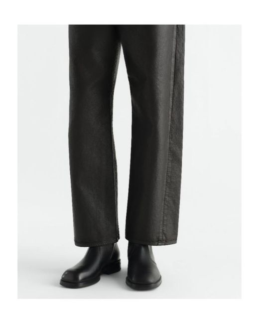 Lemaire Black Zip Ankle Boots for men