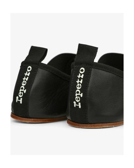 Repetto Black Gianna Ballerina Flats