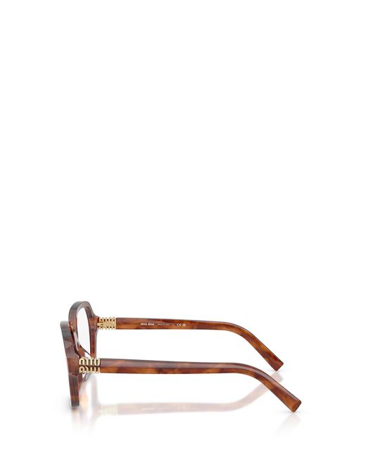 Miu Miu Multicolor Eyewear Square Frame Glasses