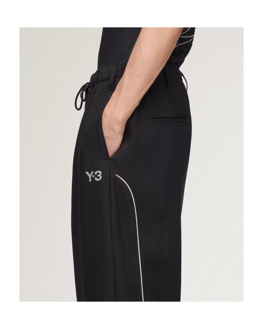 Y-3 Black Mercedes Amg Track Pants for men