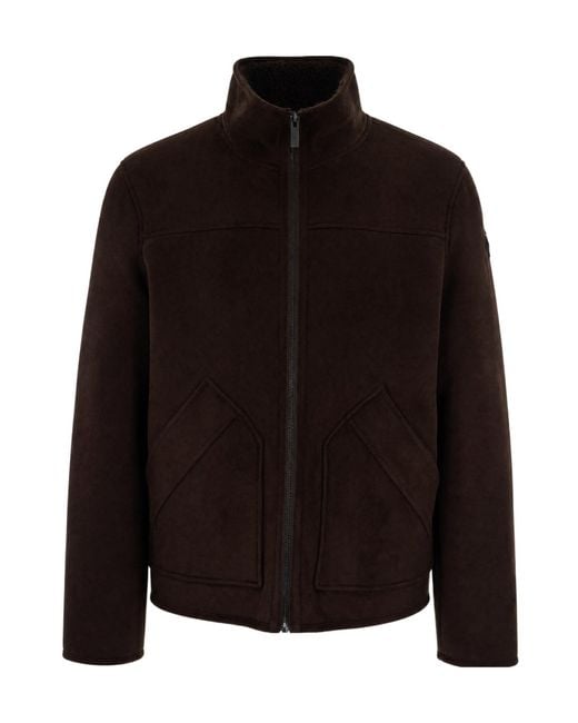 Colmar Black High-Collar Jacket for men