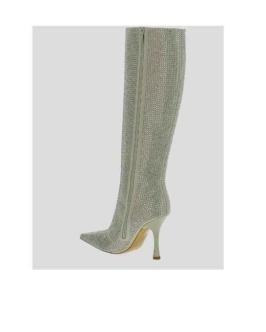 Liu Jo Green Leonie Hanne X Embellished Pointed Toe Boots
