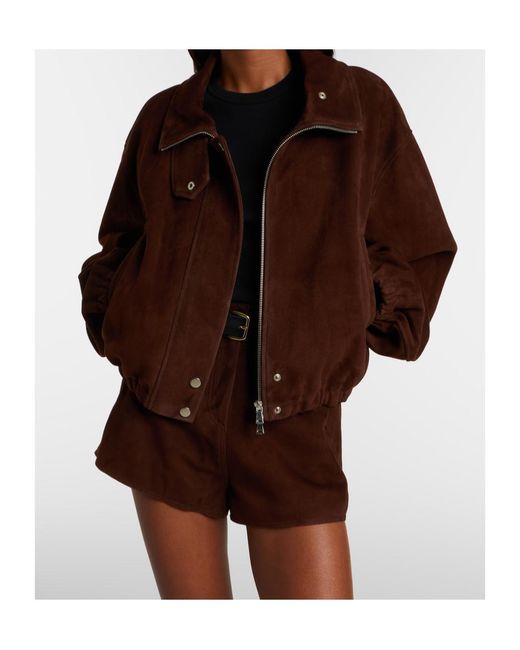 Nour Hammour Brown Pia Long-Sleeved Short Jacket