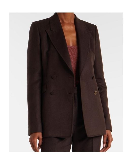 Gabriela Hearst Brown Stephanie Silk Blazer