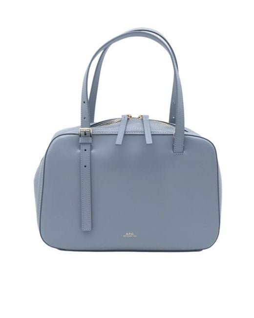 A.P.C. Blue Top-Handle Shoulder Bag for men