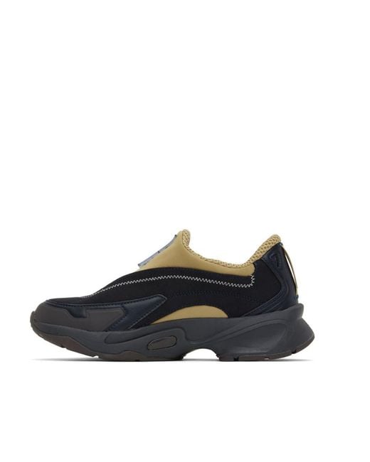 McQ Alexander McQueen Blue Logo Casual Sneakers for men