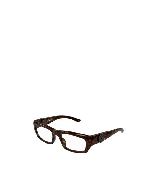 Balenciaga White Eyewear Rectangular Glasses And Frames for men