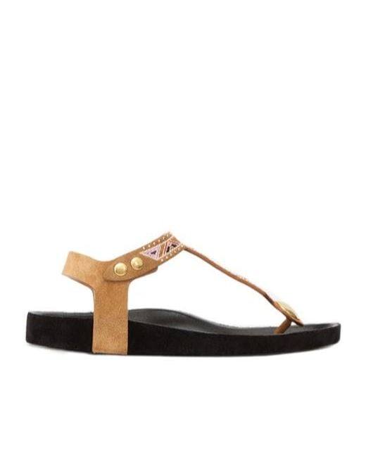 Isabel Marant Brown Enore Sandals