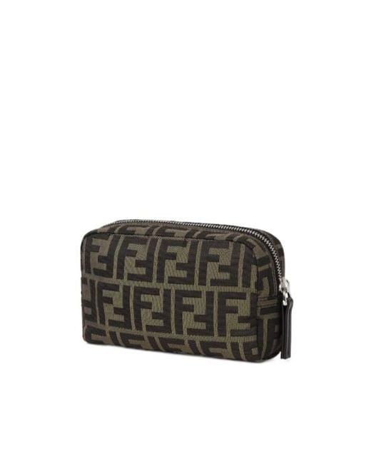 Fendi Gray Toiletry Case Micro for men