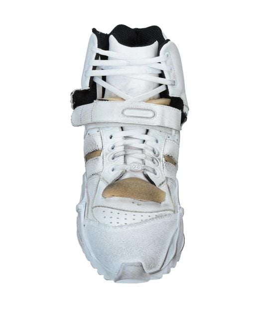 Maison Margiela Blue High-Top Trainers