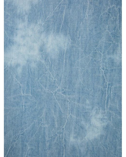 Isabel Marant Blue Tasco Washed Denim Shirt for men