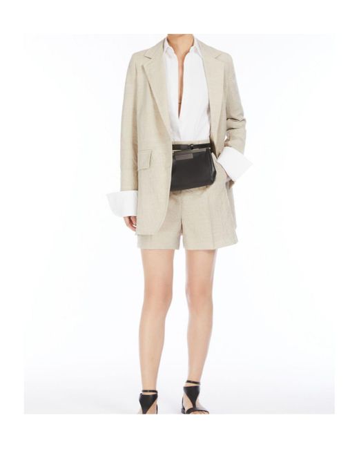 Max Mara Natural Acacia 1234 Single-Breasted Blazer