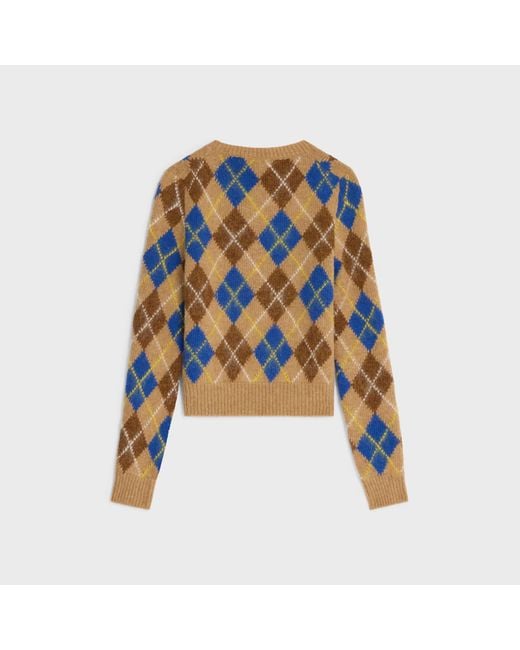 Céline Blue Crewneck Sweater