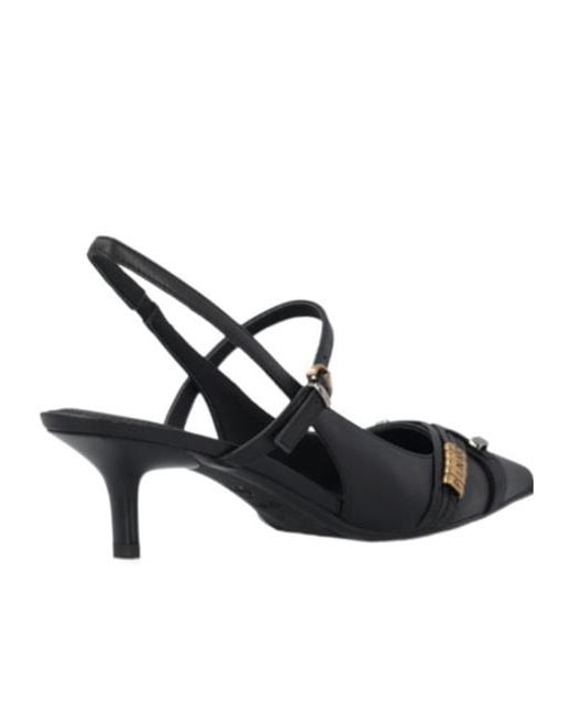 Pinko Black Pointed Toe Slingback Pumps