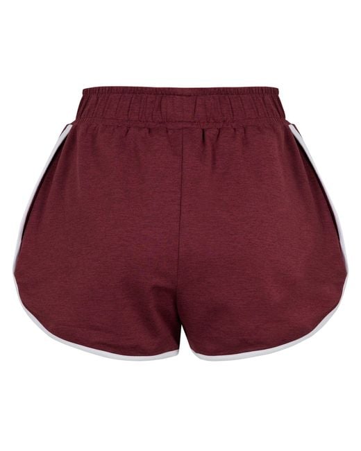 Varley Red Elastic-Waist Athletic Shorts