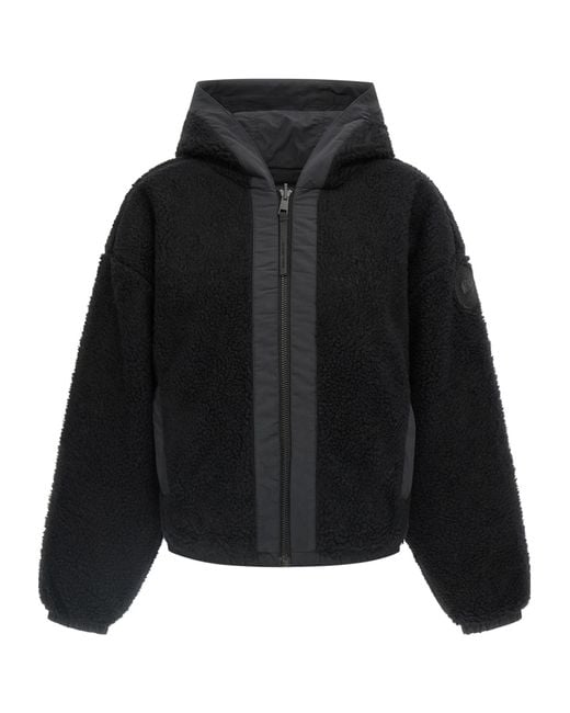 Canada Goose Black Alberni Reversible Bomber Jacket
