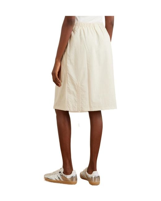 On Shoes White Recycled Shell Midi Skirt