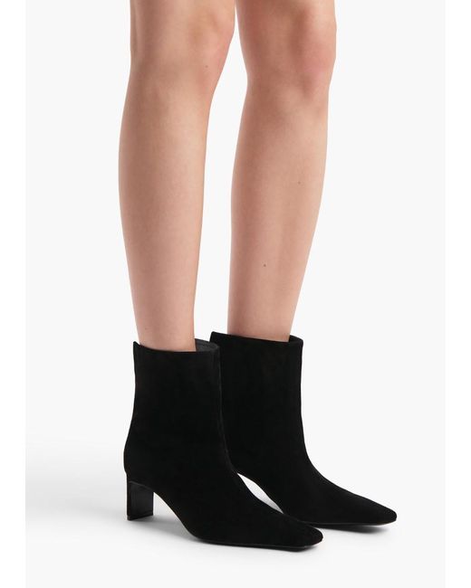 Khaite Black Ona Ankle Boots