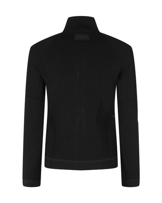 Ports 1961 Black High-Neck Cardigan