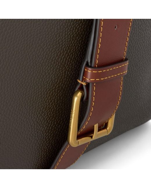 Mulberry Brown Antony Eco Scotchgrain U0026 Leather Satchel