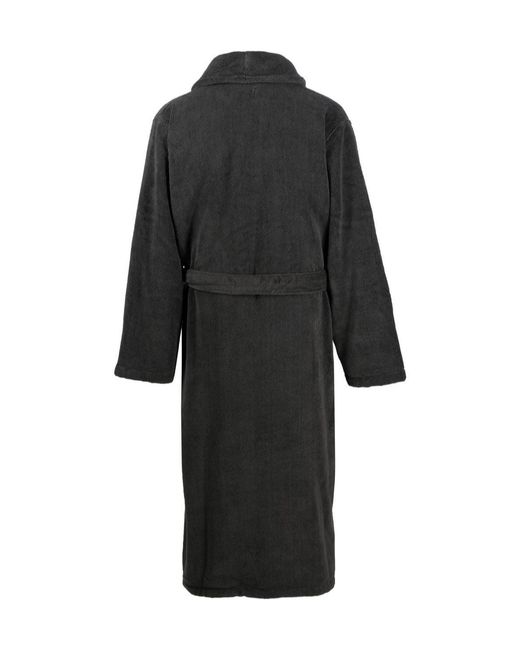 Polo Ralph Lauren Black Logo-Embroidered Terry-Cloth Robe for men