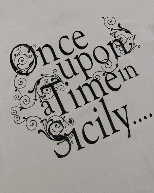 Dolce & Gabbana Gray Printed T-Shirt