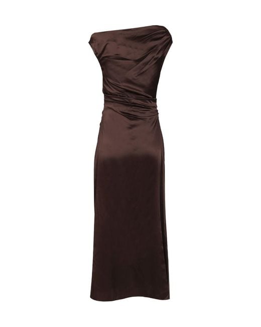 Staud Brown Phare Dress