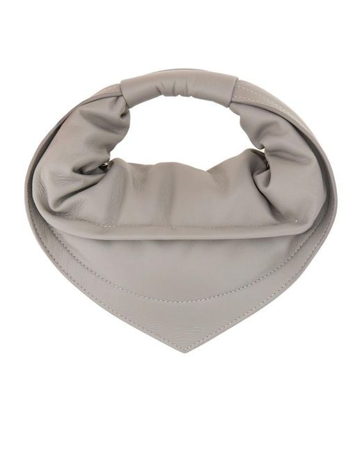 FEDERICO CINA Gray Tortellino Mini Tote