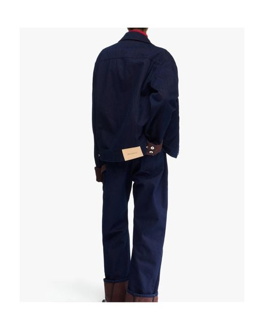 J.W. Anderson Blue Jw Anderson Turn Up Cuff Jacket