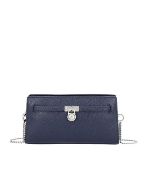 MICHAEL Michael Kors Blue Hamilton Moderne Extra Small Convertible Crossbody Bag