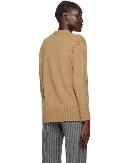 Vince Black Weekend V-Neck Ribbed Cardigan